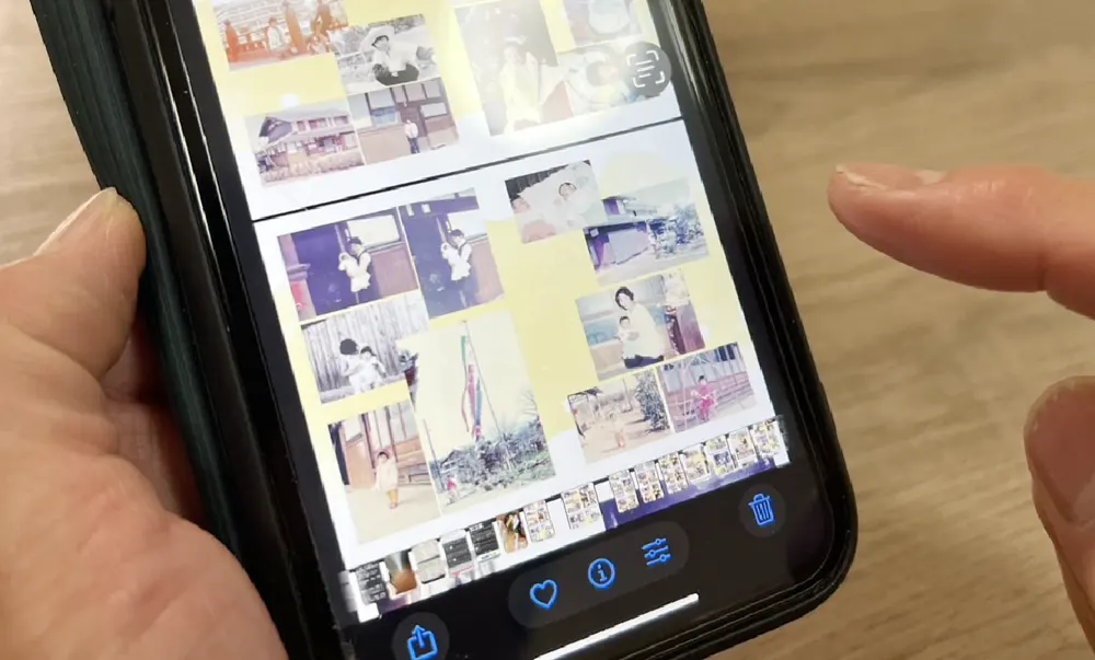 大量のアルバムやプリント写真