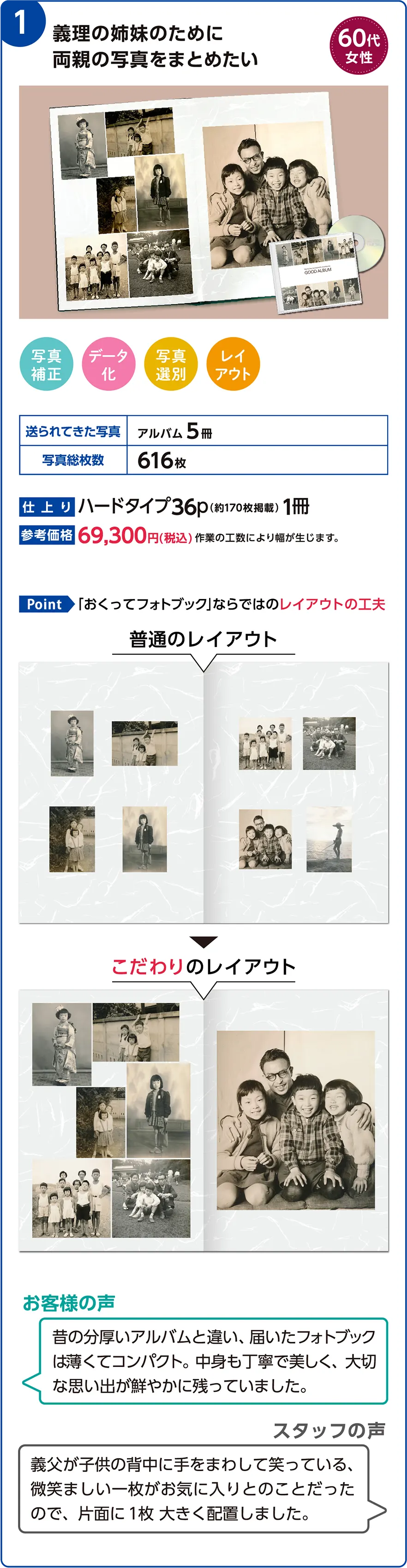 「全部おまかせコース」事例1