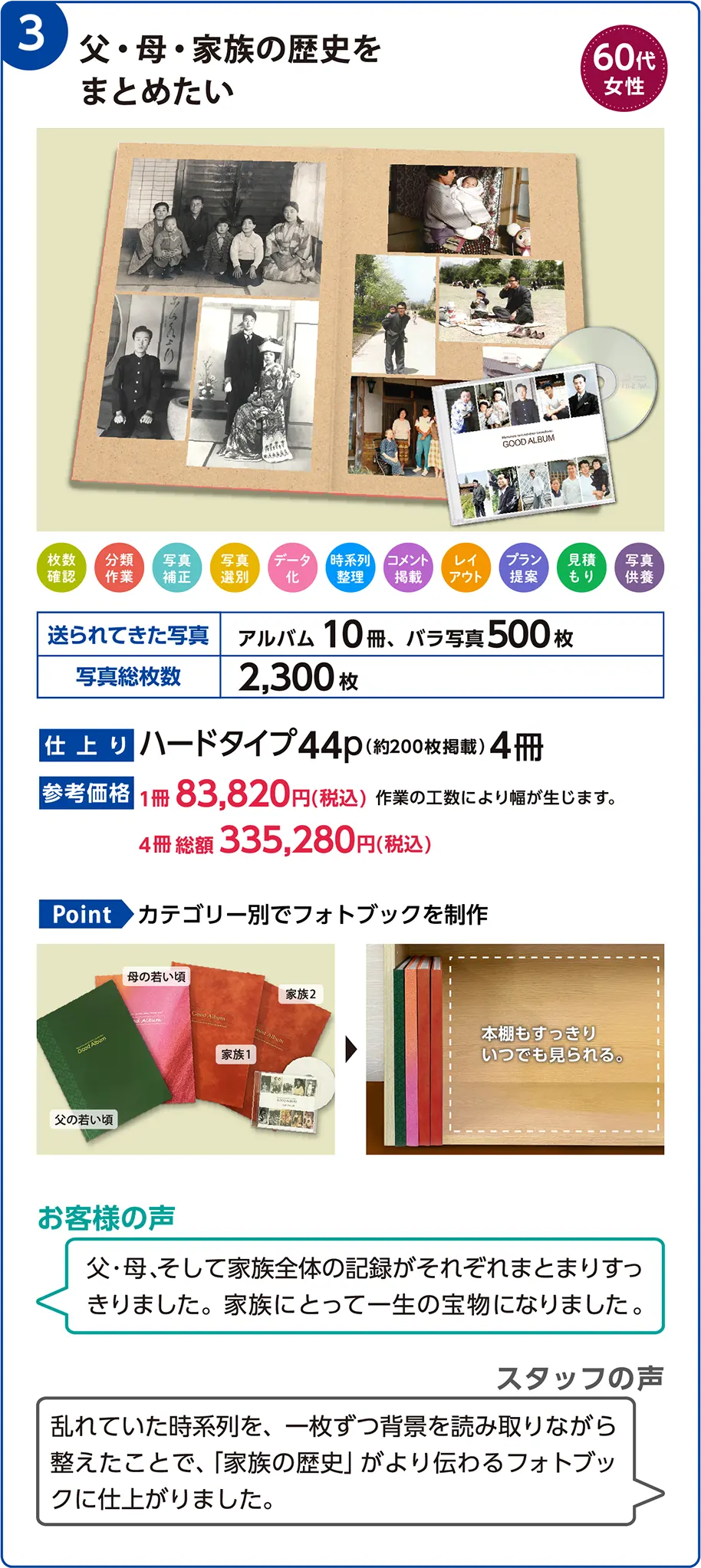 「全部おまかせコース」事例3