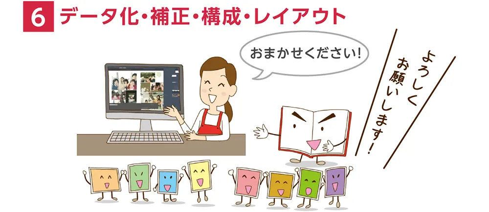 6.データ化・補正・構成・レイアウト